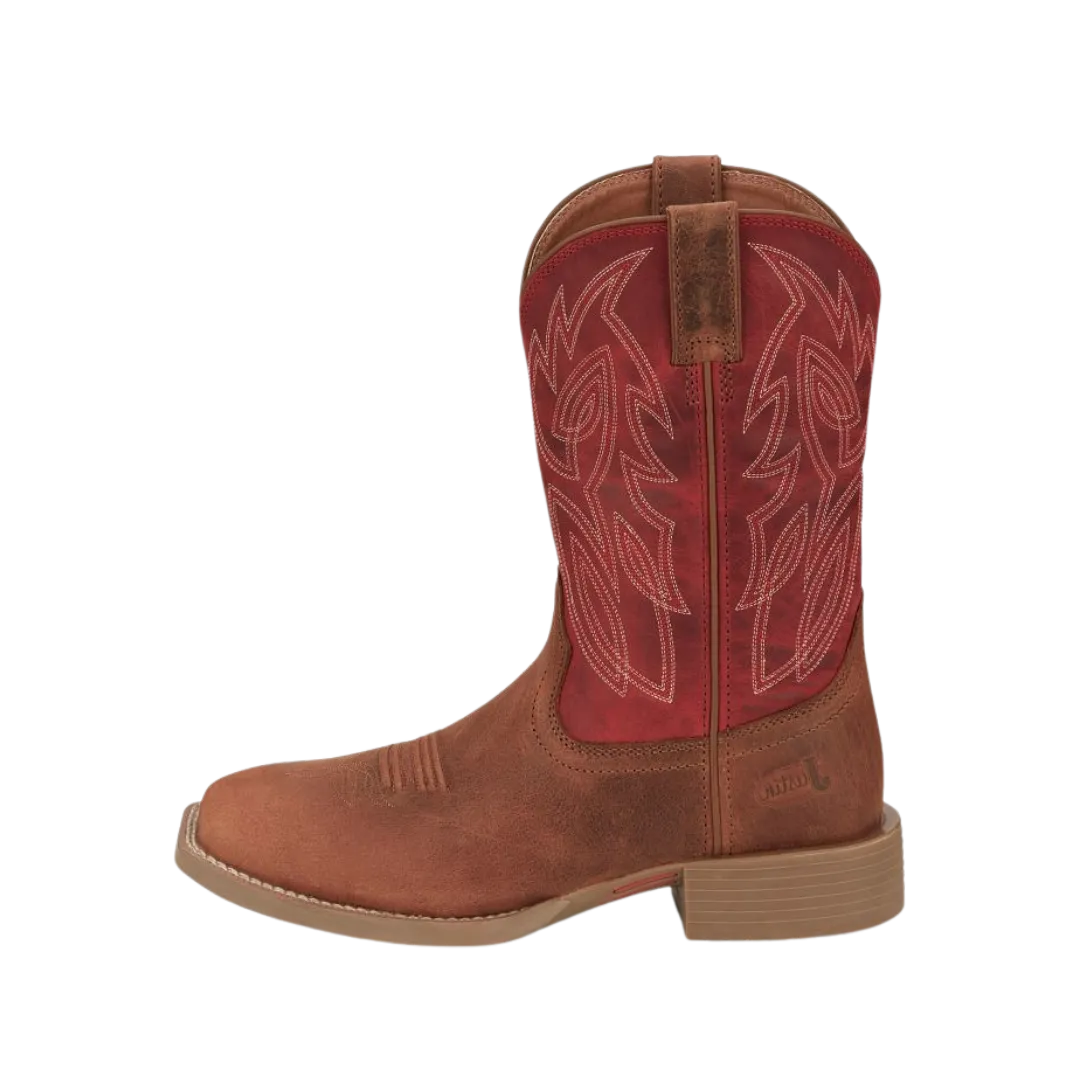 Justin Men's Cognac Canter Broad Square Boots
