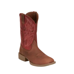 Justin Men's Cognac Canter Broad Square Boots