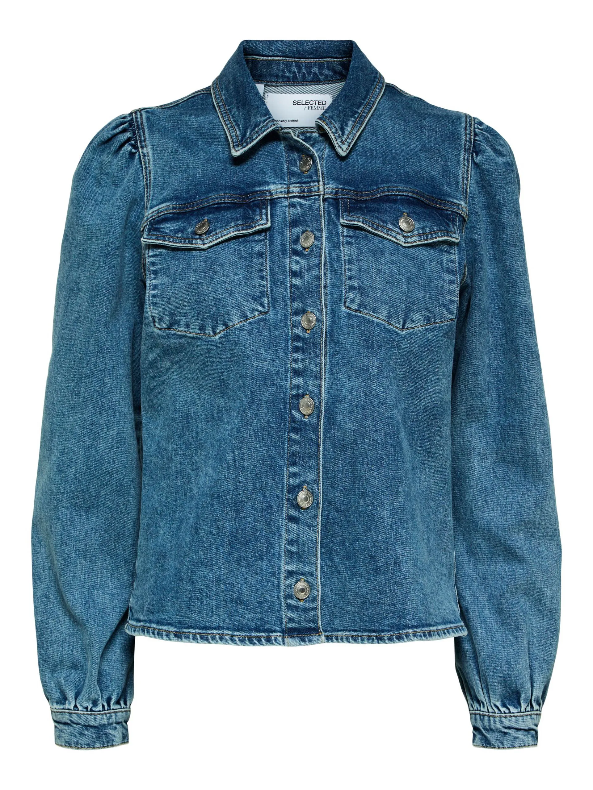 Karna LS Shirt  - Light Blue Denim