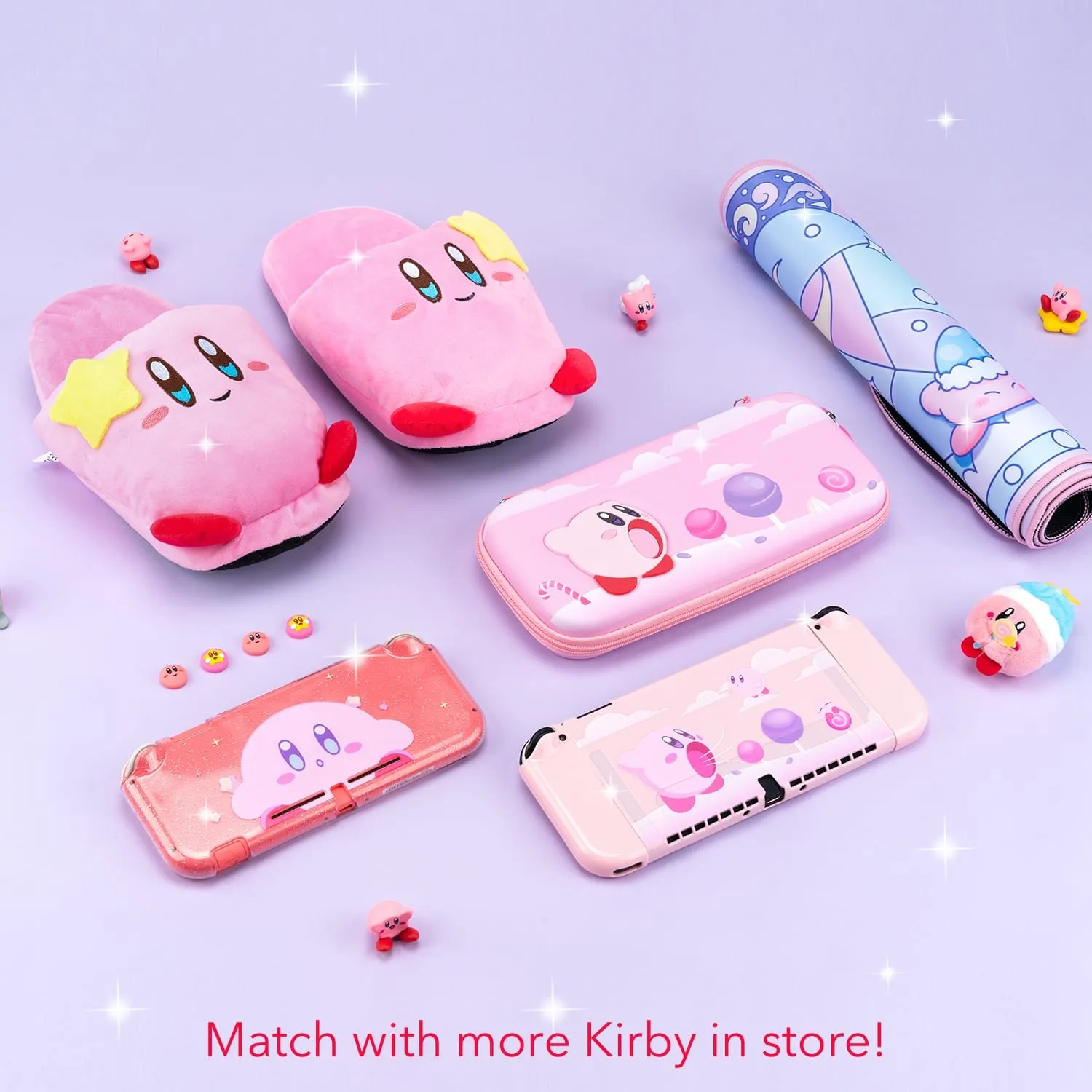 Kirby Star Slipper | Cute Anime House Shoes One Size Adult Women