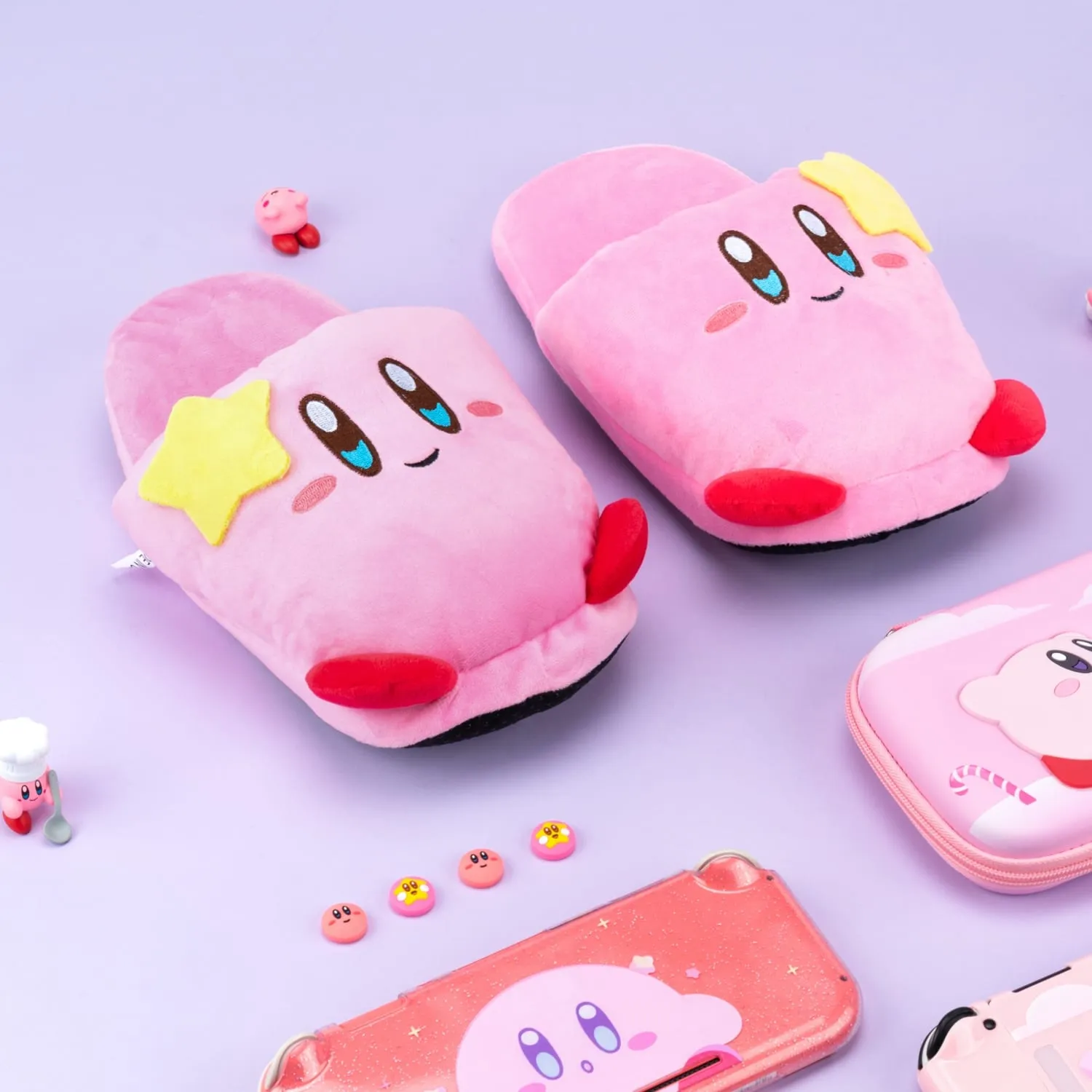 Kirby Star Slipper | Cute Anime House Shoes One Size Adult Women