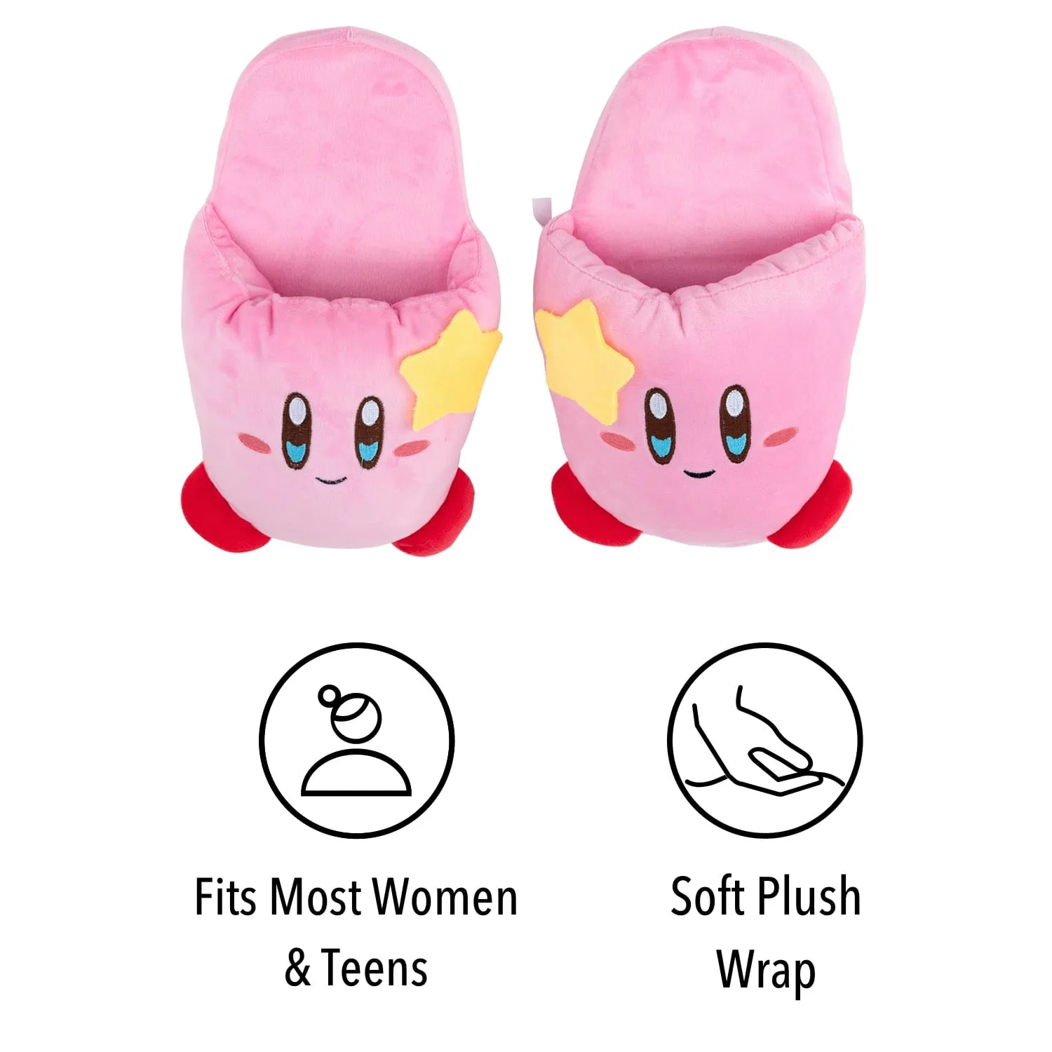 Kirby Star Slipper | Cute Anime House Shoes One Size Adult Women
