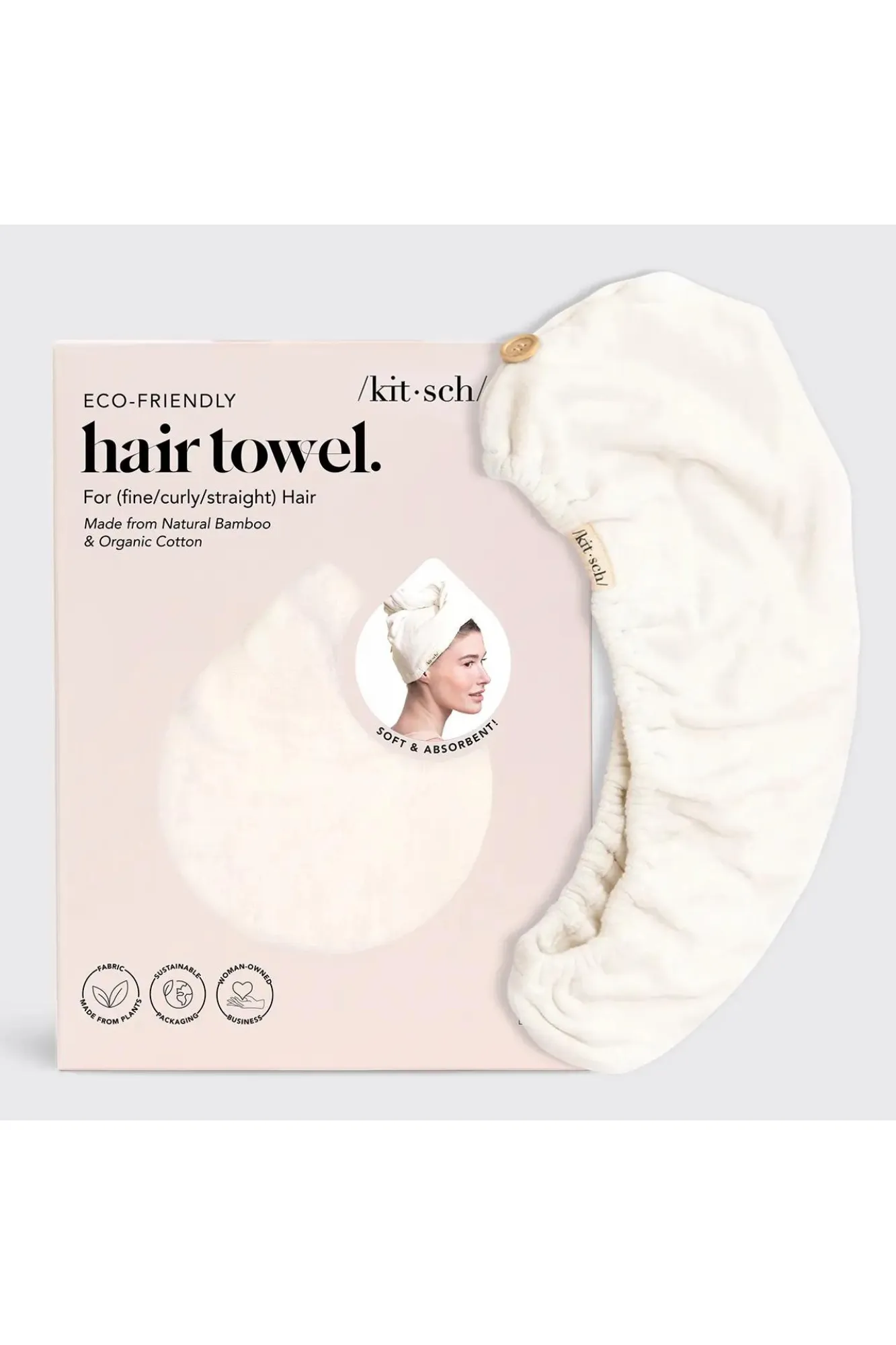 Kitsch Quick Dry Hair Towel