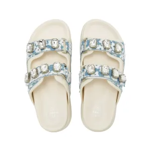 Lacey Flat Sandals Off-White