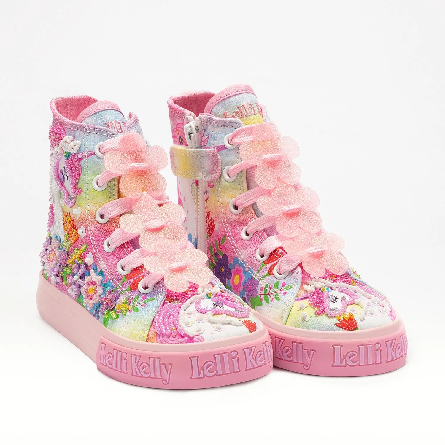 Lelli Kelly Unicorn Baseball Boot Lked1002 Pink