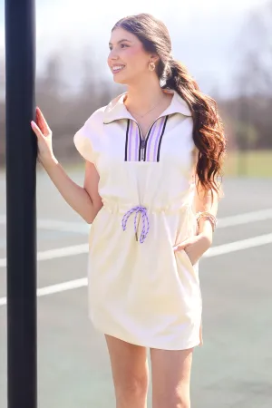 Limitless Love Quarter Zip Lounge Dress