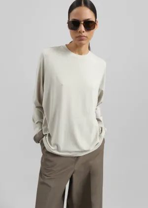Lohja Long Sleeve Tee - Light Beige