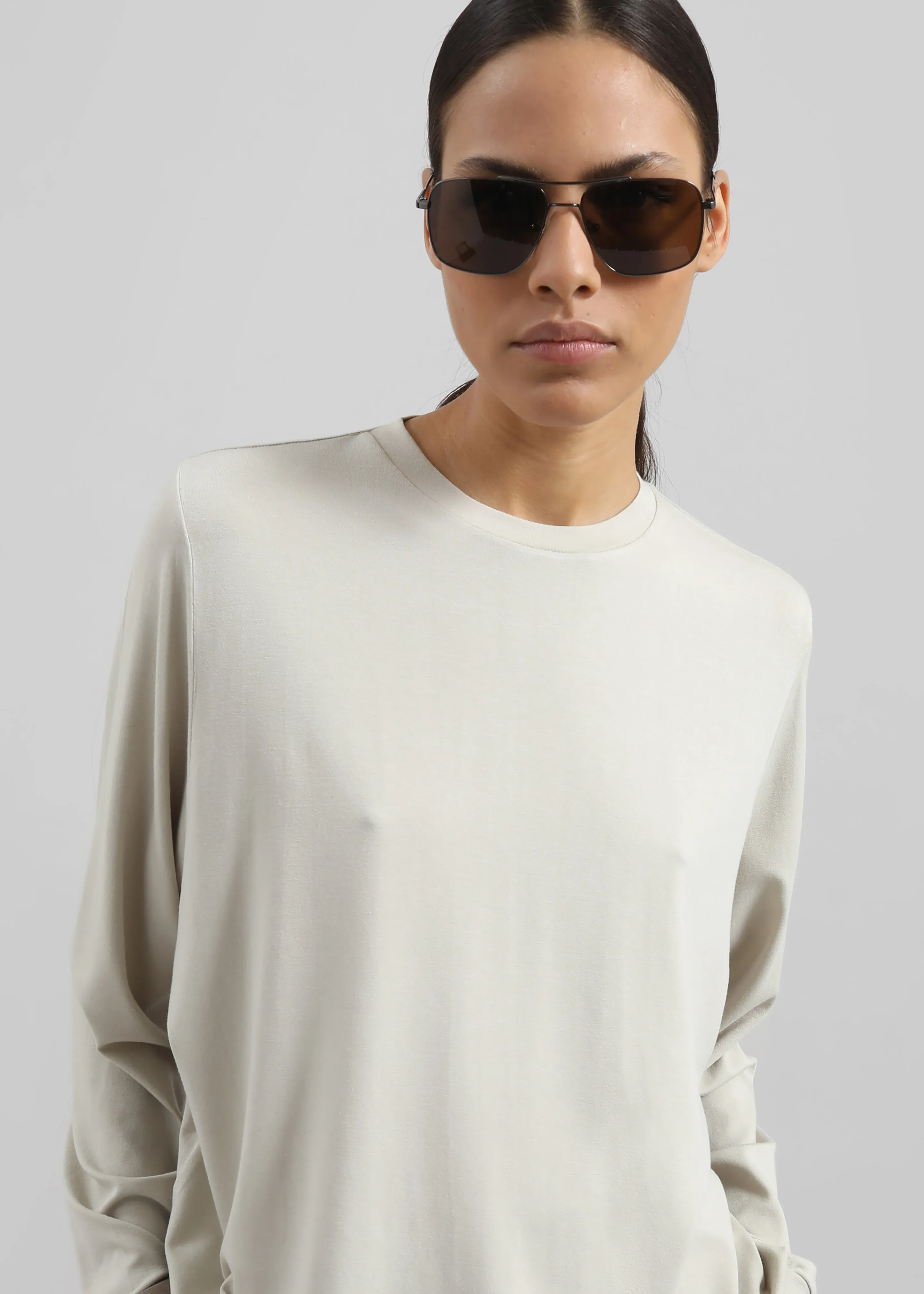 Lohja Long Sleeve Tee - Light Beige