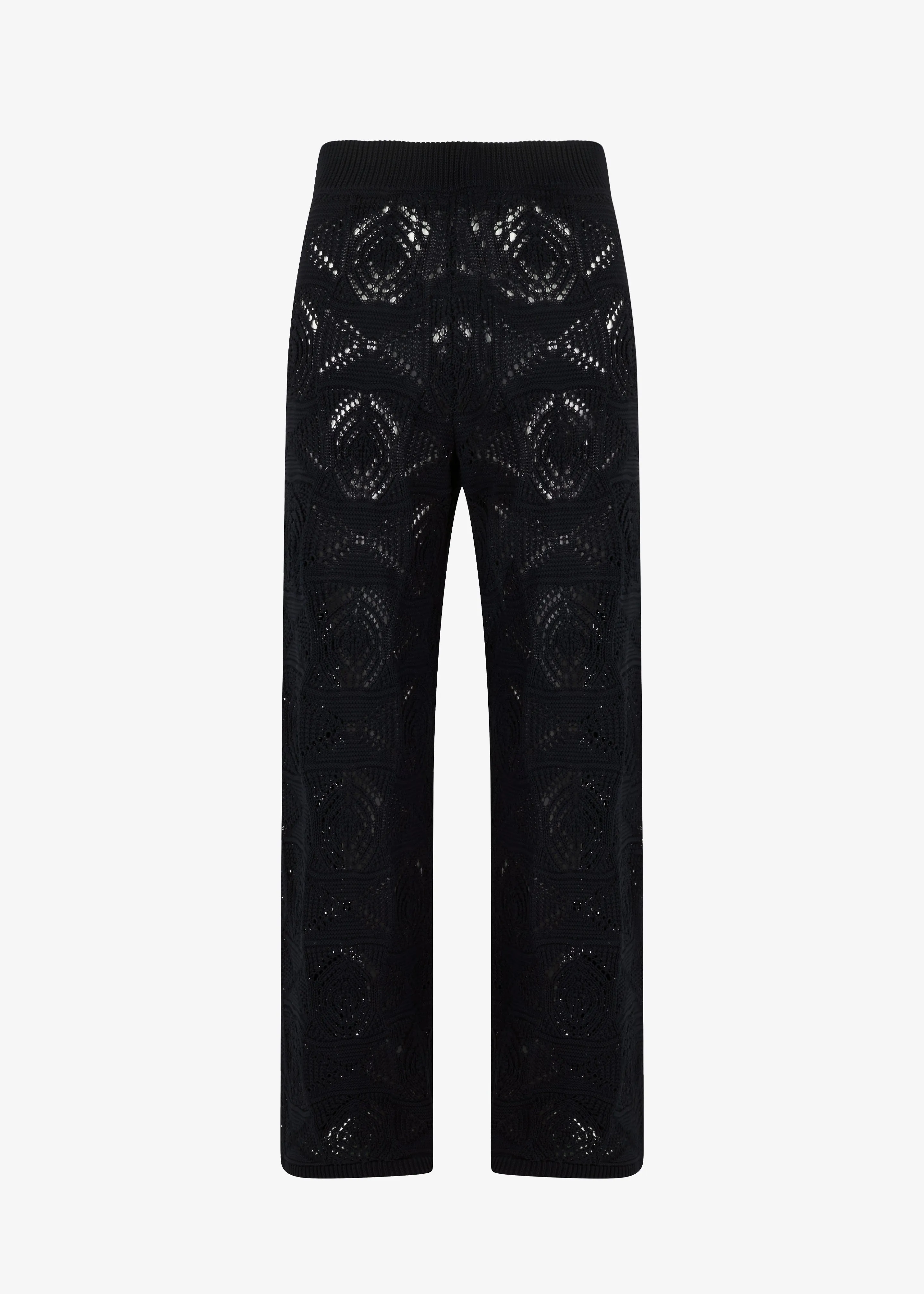 Loulou Studio Alma Crochet Pants - Black