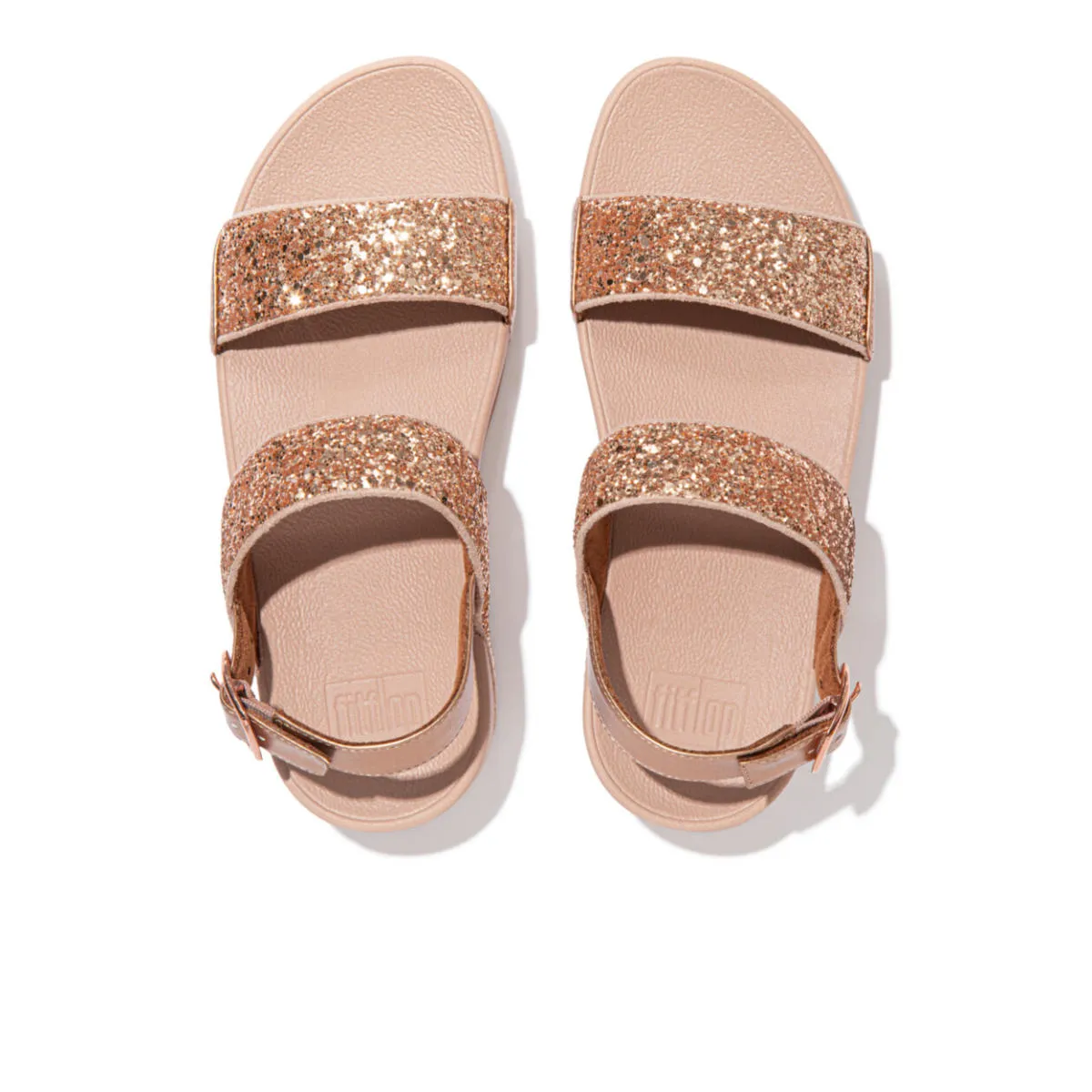 LULU Glitter Back-Strap Sandals