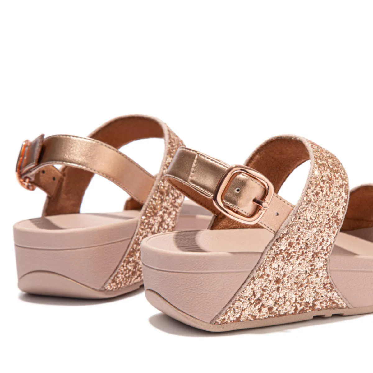 LULU Glitter Back-Strap Sandals