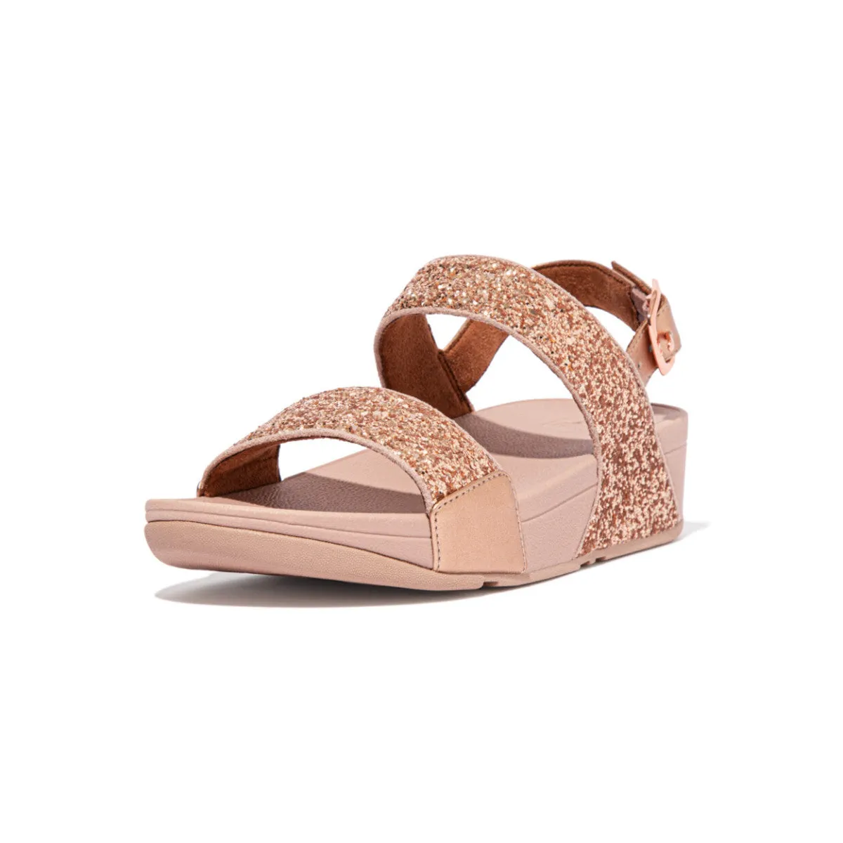 LULU Glitter Back-Strap Sandals