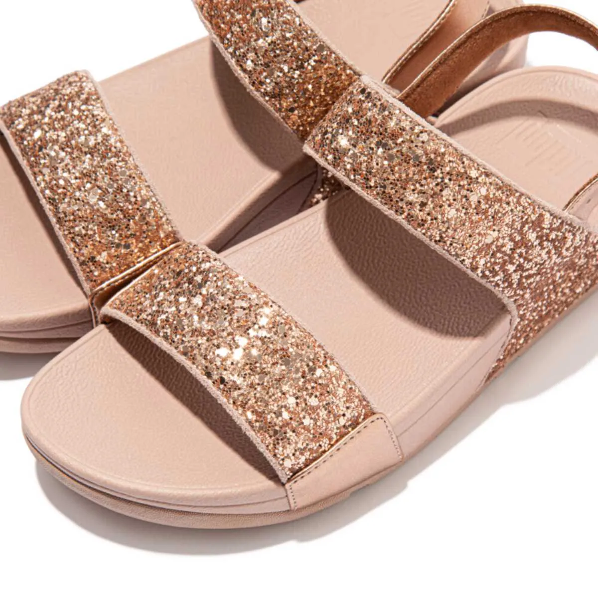 LULU Glitter Back-Strap Sandals