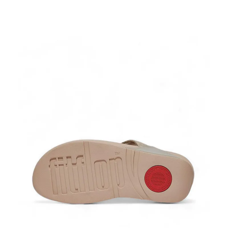 LULU SHIMMERLUX TOE-POST SANDALS