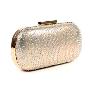 Lunar Womens Clutch Bag Francie Gold