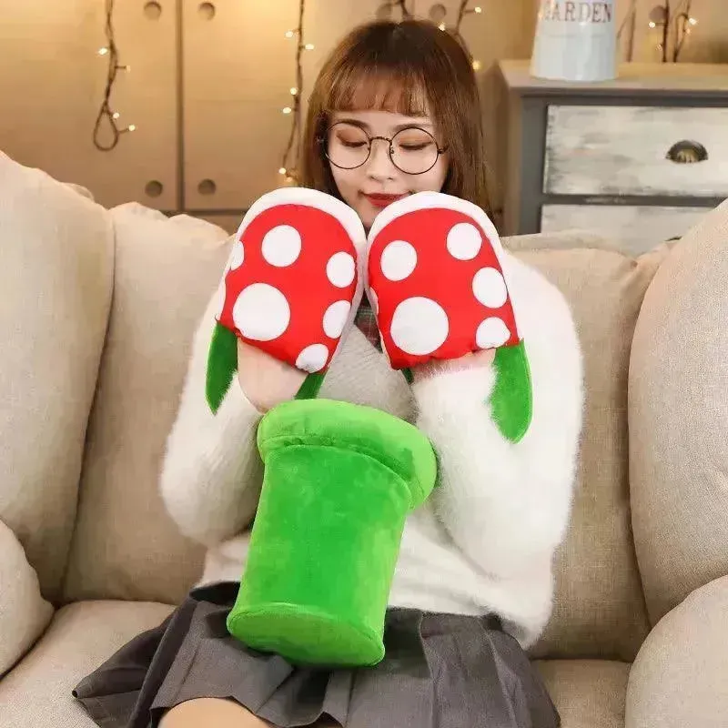 Mario Piranha Plant Plush Slippers