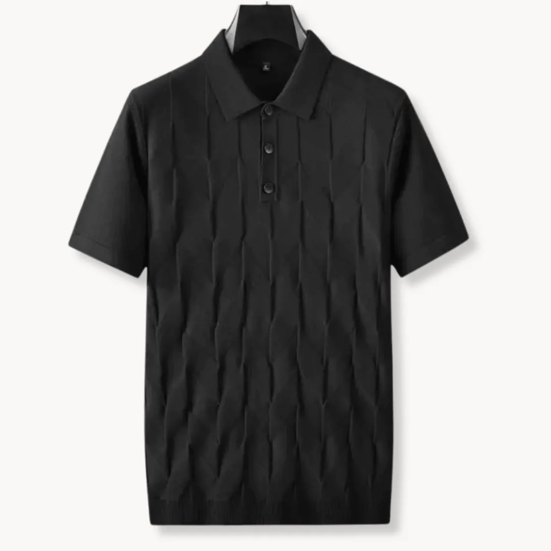 Men's Lightweight Cashmere Blend Polo Shirt