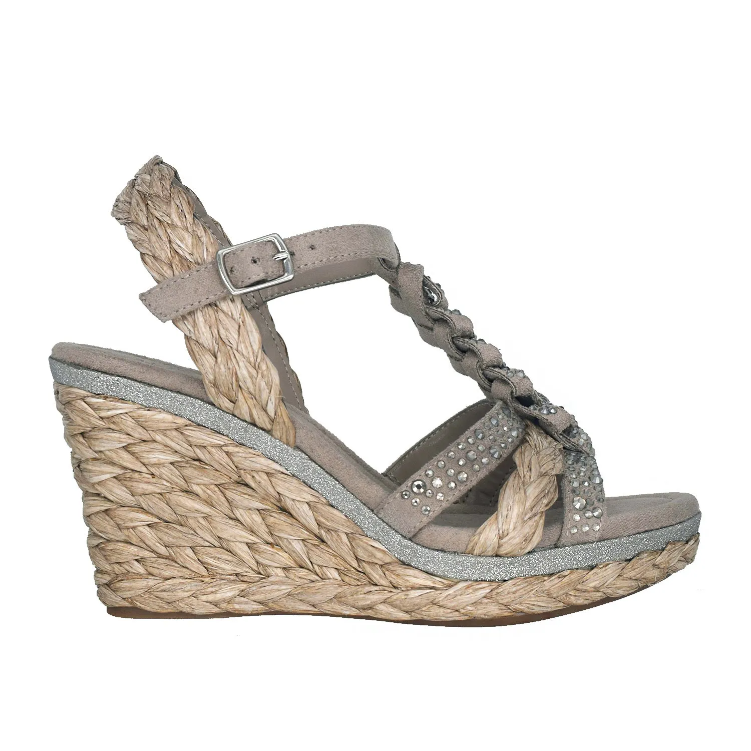 Oliza Platform Wedge Sandal with Memory Foam