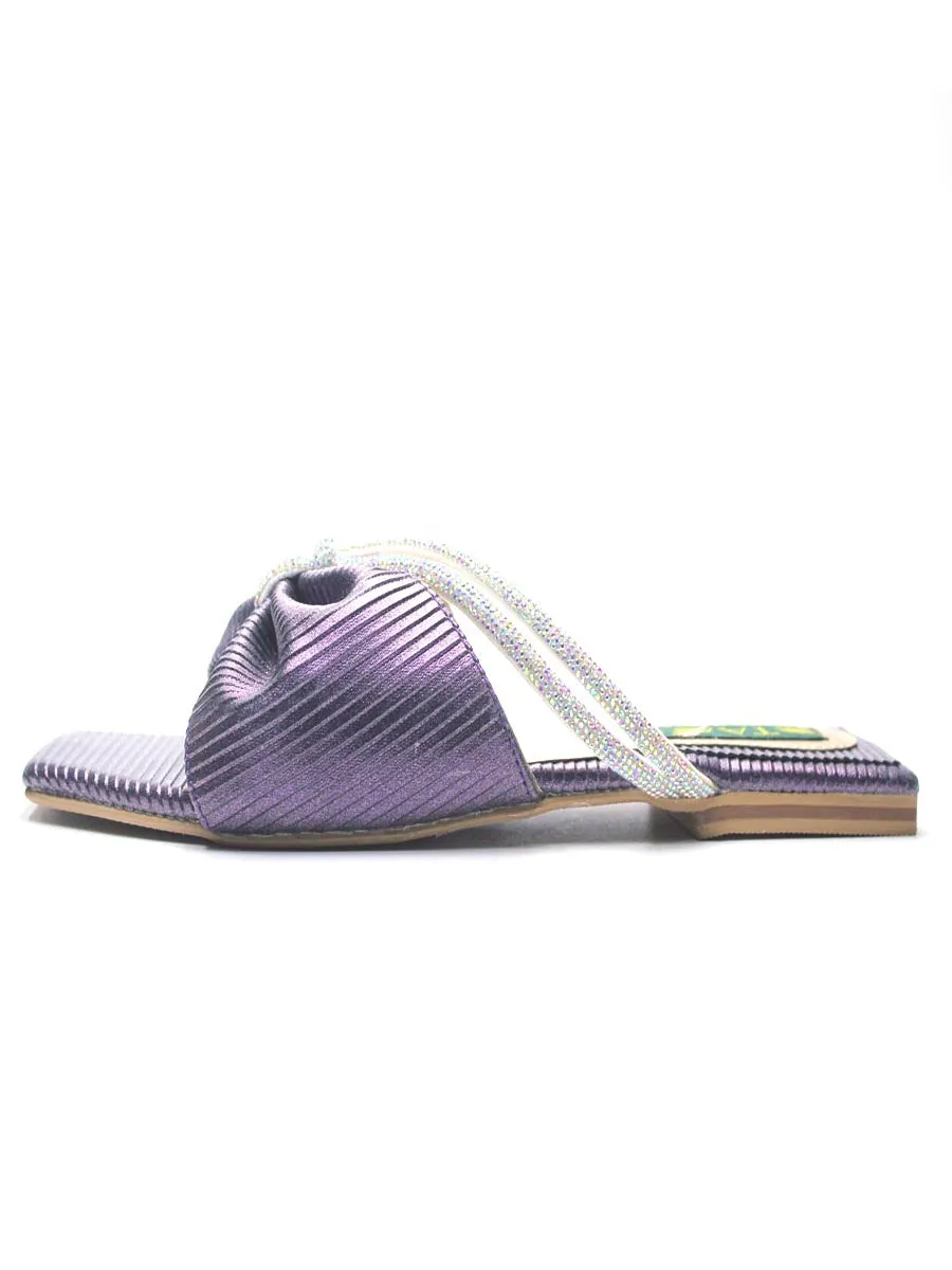 Purple Fancy Slippers