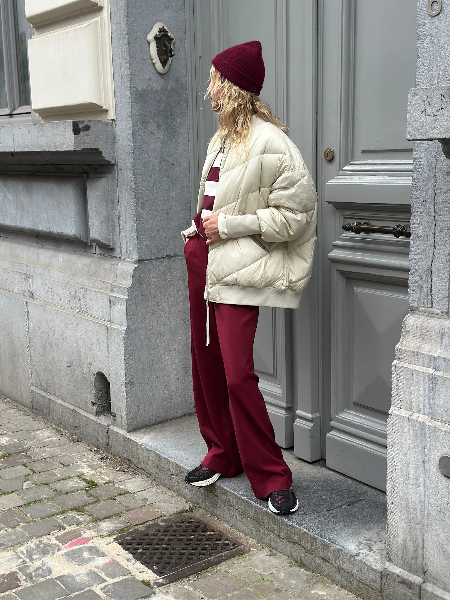 QUILTED JACKET | SHORTBREAD BEIGE