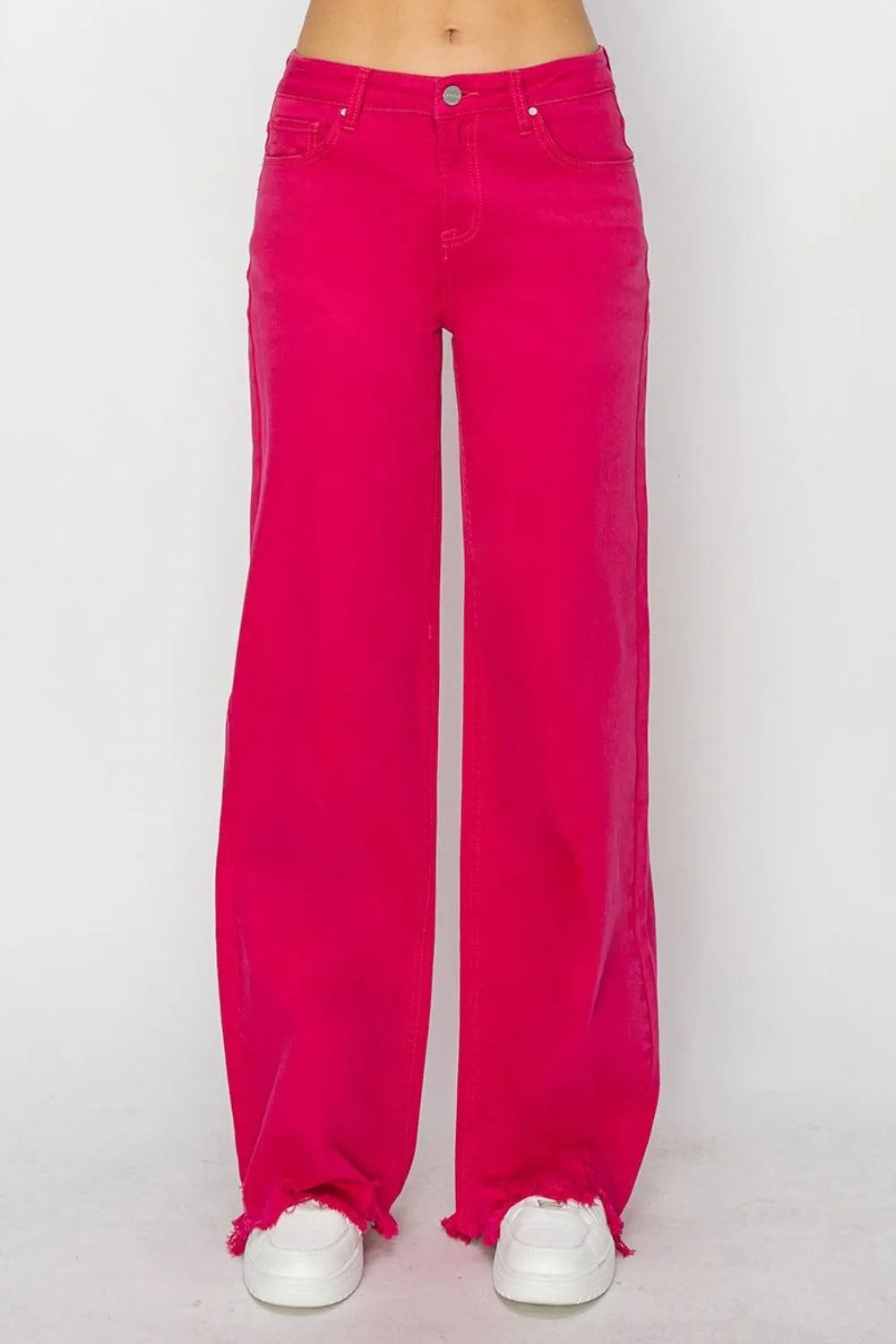 Racy High Rise Wide Leg Jeans