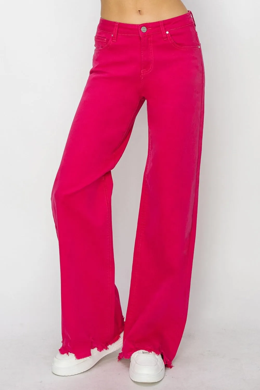 Racy High Rise Wide Leg Jeans