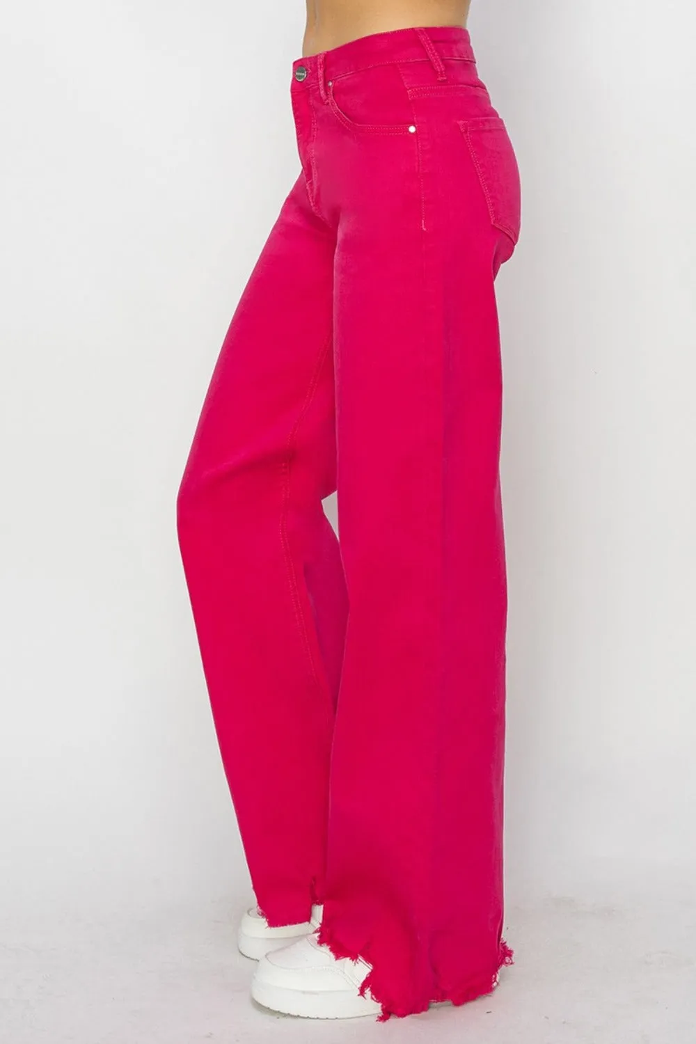 Racy High Rise Wide Leg Jeans