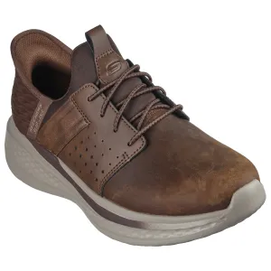 Skechers Mens Dark Brown Hands Free Slip-Ins Casual Trainer 210828/CDB