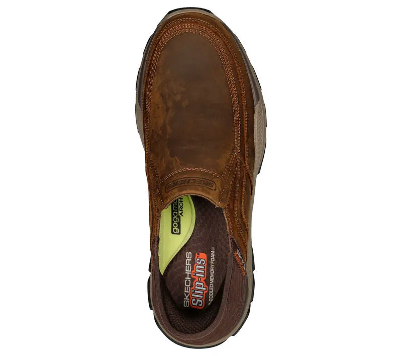 Skechers Respected Elgin Mens Dark Brown