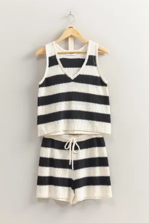 Skye Set - BLACK/CREAM