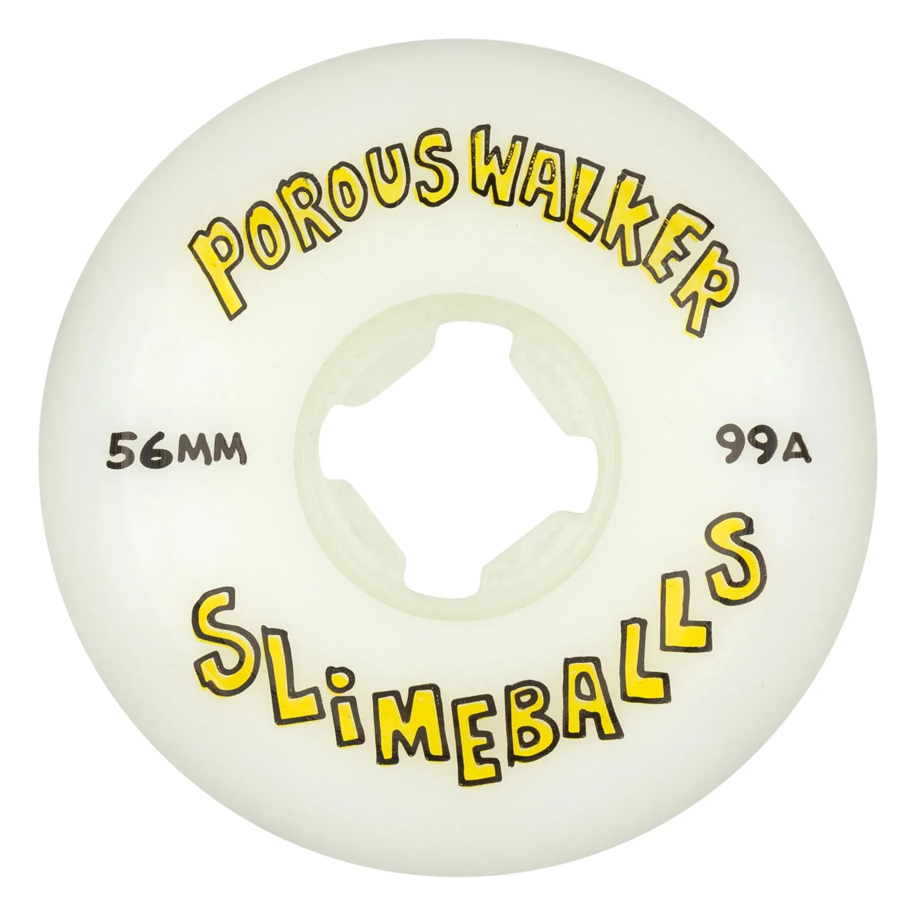 Slime Balls 56mm Stupid Brains Speed Balls White 99a Wheels