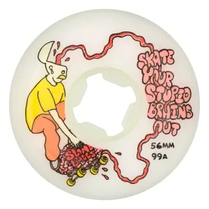 Slime Balls 56mm Stupid Brains Speed Balls White 99a Wheels