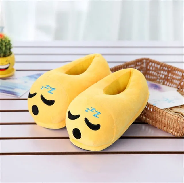 Slippers Men Bedroom Non-slip Women Men Shoes Soft Warm Plush Indoor Slippers Fashion Funny Gift Cute Home Winter Slippers