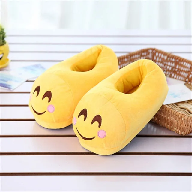 Slippers Men Bedroom Non-slip Women Men Shoes Soft Warm Plush Indoor Slippers Fashion Funny Gift Cute Home Winter Slippers