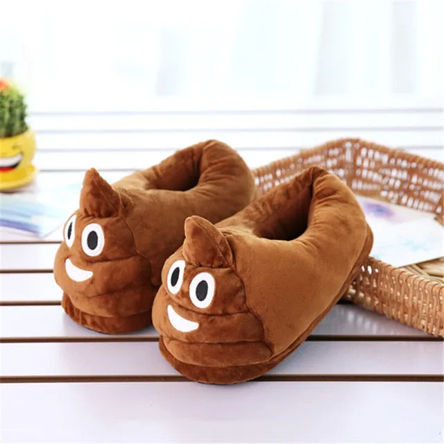 Slippers Men Bedroom Non-slip Women Men Shoes Soft Warm Plush Indoor Slippers Fashion Funny Gift Cute Home Winter Slippers