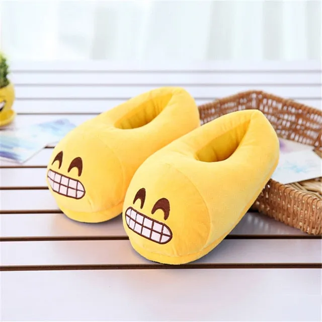 Slippers Men Bedroom Non-slip Women Men Shoes Soft Warm Plush Indoor Slippers Fashion Funny Gift Cute Home Winter Slippers