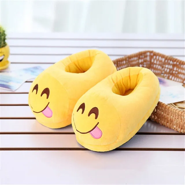 Slippers Men Bedroom Non-slip Women Men Shoes Soft Warm Plush Indoor Slippers Fashion Funny Gift Cute Home Winter Slippers