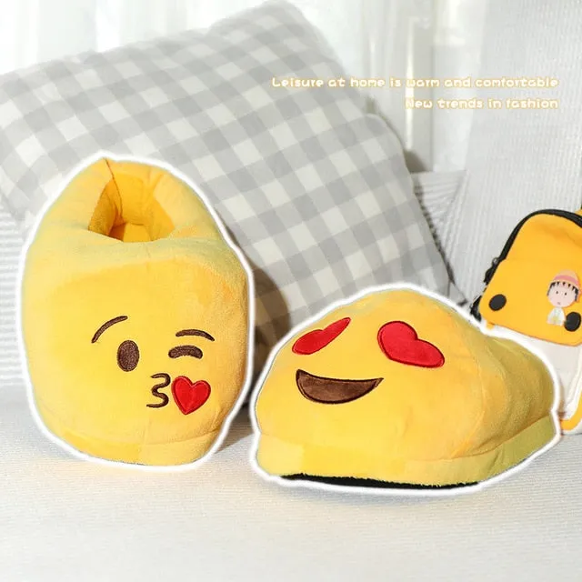 Slippers Men Bedroom Non-slip Women Men Shoes Soft Warm Plush Indoor Slippers Fashion Funny Gift Cute Home Winter Slippers