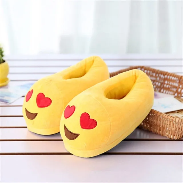 Slippers Men Bedroom Non-slip Women Men Shoes Soft Warm Plush Indoor Slippers Fashion Funny Gift Cute Home Winter Slippers
