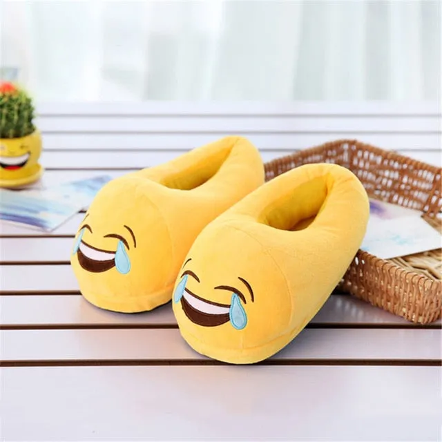 Slippers Men Bedroom Non-slip Women Men Shoes Soft Warm Plush Indoor Slippers Fashion Funny Gift Cute Home Winter Slippers