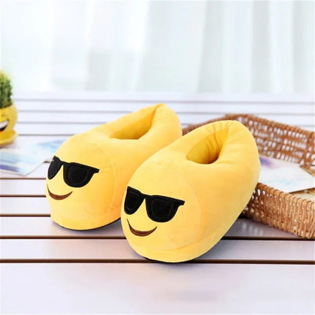 Slippers Men Bedroom Non-slip Women Men Shoes Soft Warm Plush Indoor Slippers Fashion Funny Gift Cute Home Winter Slippers