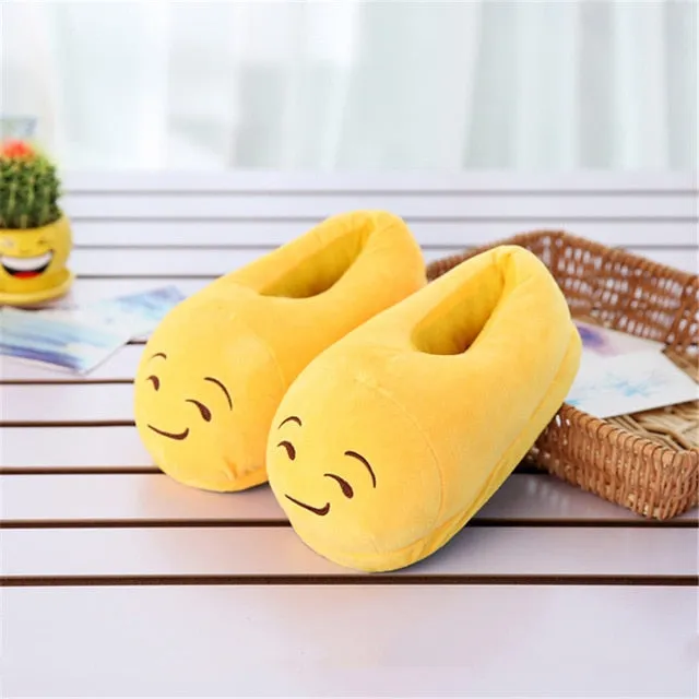 Slippers Men Bedroom Non-slip Women Men Shoes Soft Warm Plush Indoor Slippers Fashion Funny Gift Cute Home Winter Slippers