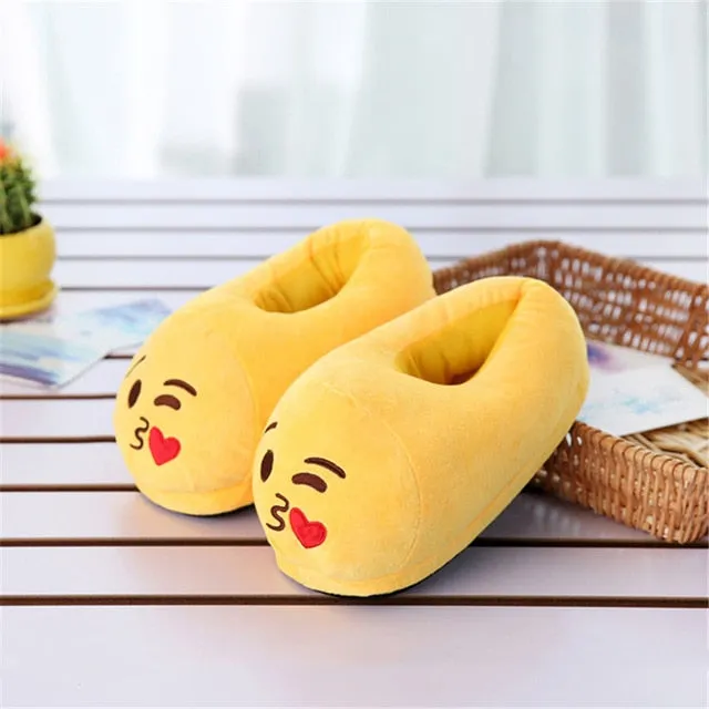 Slippers Men Bedroom Non-slip Women Men Shoes Soft Warm Plush Indoor Slippers Fashion Funny Gift Cute Home Winter Slippers