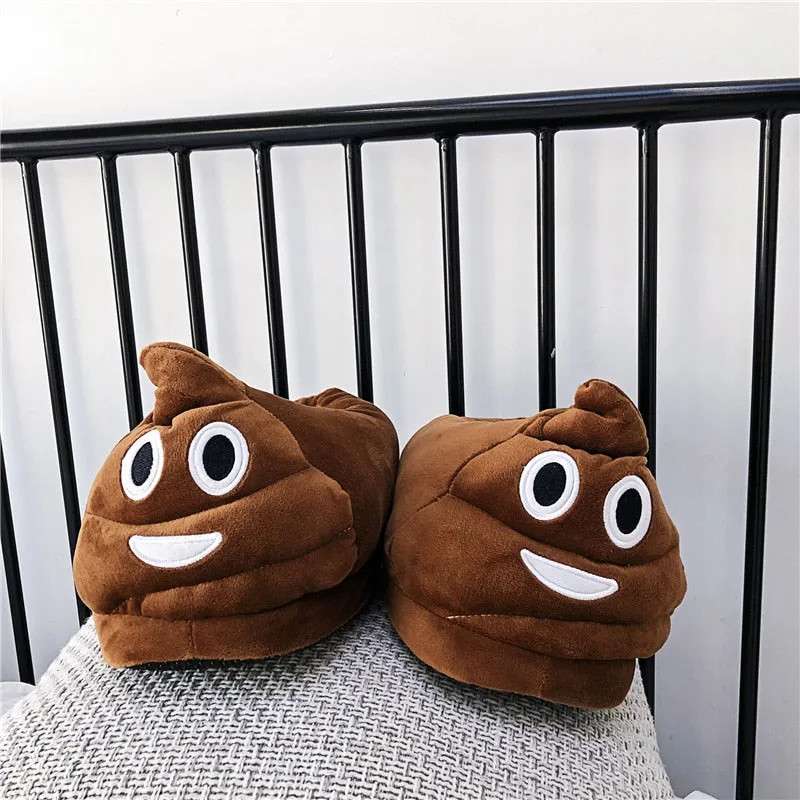 Slippers Men Bedroom Non-slip Women Men Shoes Soft Warm Plush Indoor Slippers Fashion Funny Gift Cute Home Winter Slippers