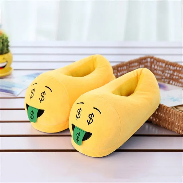 Slippers Men Bedroom Non-slip Women Men Shoes Soft Warm Plush Indoor Slippers Fashion Funny Gift Cute Home Winter Slippers