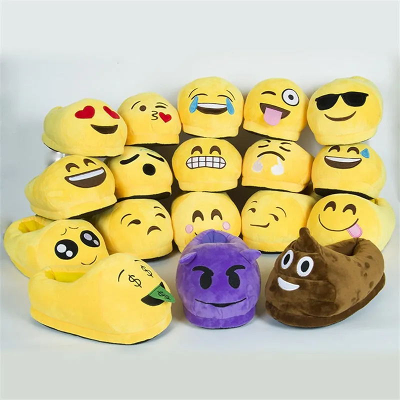 Slippers Men Bedroom Non-slip Women Men Shoes Soft Warm Plush Indoor Slippers Fashion Funny Gift Cute Home Winter Slippers