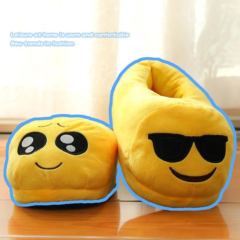 Slippers Men Bedroom Non-slip Women Men Shoes Soft Warm Plush Indoor Slippers Fashion Funny Gift Cute Home Winter Slippers