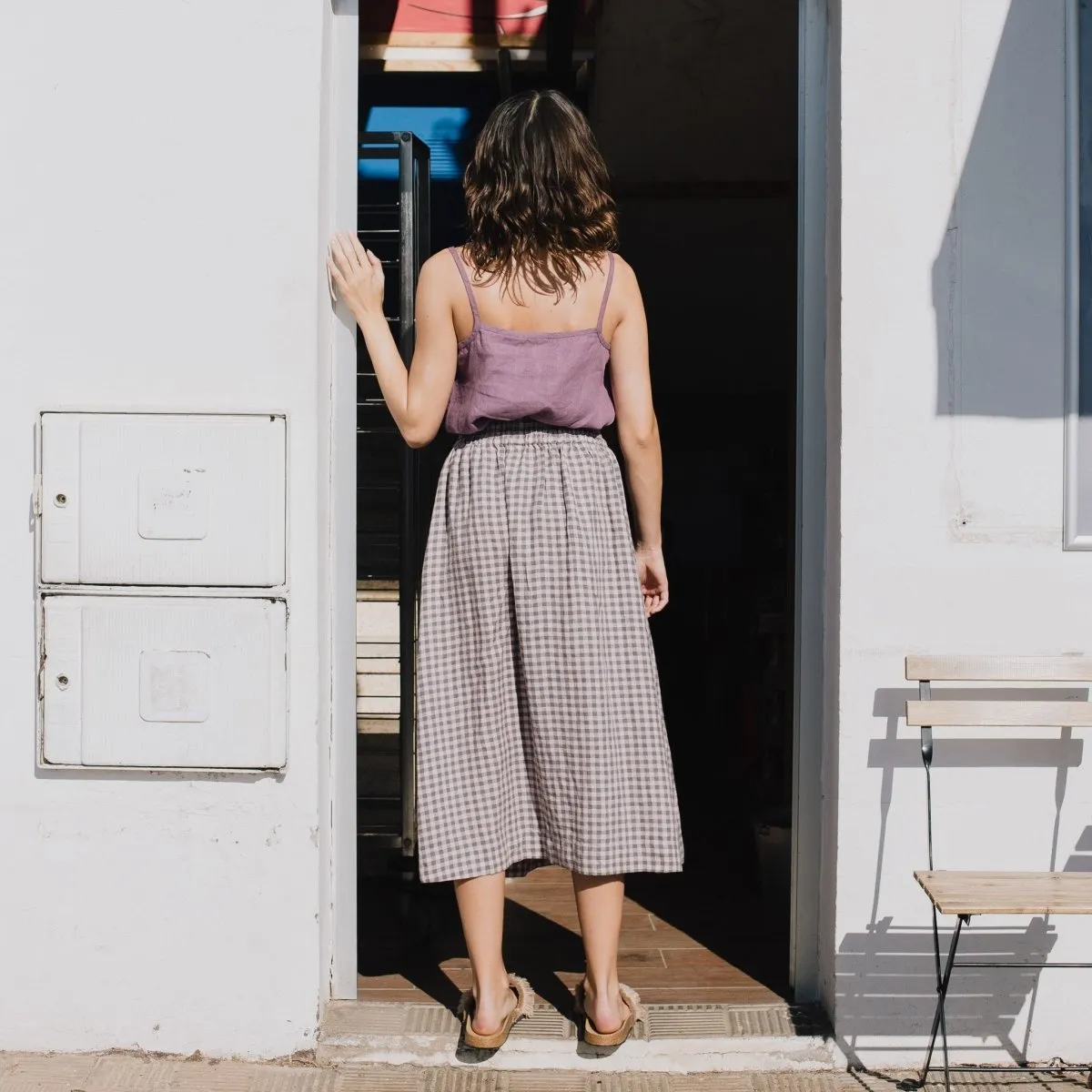 SORRENTO linen slip top