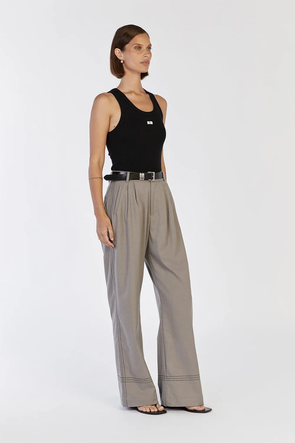SUKI SMOKE STITCH DETAIL PANT