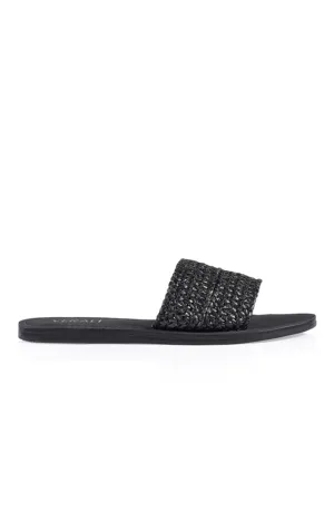 Talby II Casual Slides Black Weave